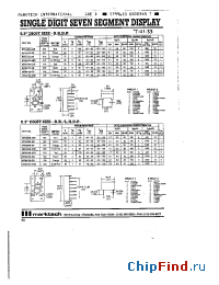 Datasheet MTN3300-CG manufacturer Marktech